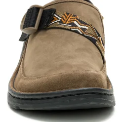 Clearance Chaco Men's Canyon Leather Clog Paddle Hickory