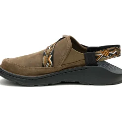 Clearance Chaco Men's Canyon Leather Clog Paddle Hickory
