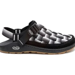 Clearance Chaco Men's Canyon Woven Clog Fade Black & White