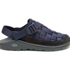 Outlet Chaco Men's Canyon Woven Clog Navy Alloy