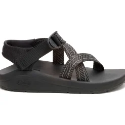 Sale Chaco Men's CushZ Extra Cushioned Sandal Frond Black