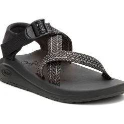 Sale Chaco Men's CushZ Extra Cushioned Sandal Frond Black