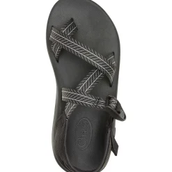 Hot Chaco Men's CushZ Toe-Loop Extra Cushioned Sandal Frond Black