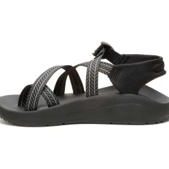 Hot Chaco Men's CushZ Toe-Loop Extra Cushioned Sandal Frond Black