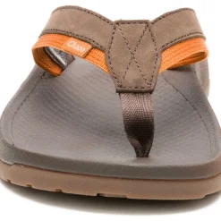 Discount Chaco Men's Lowdown Leather Flip Flop Coffee