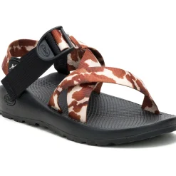 Sale Chaco Men's Mega Cow Z/1 Wide-Strap Classic Sandal Cow Print