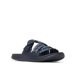 Hot Chaco Women's Chillos Slide Geo Blue