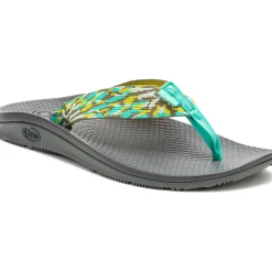 Clearance Chaco Women's Classic Flip Flop Flare Caribbean