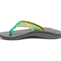 Clearance Chaco Women's Classic Flip Flop Flare Caribbean
