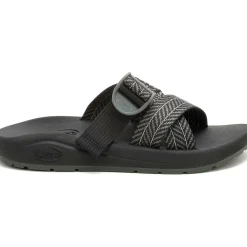 Chaco Women's CushZ Extra Cushioned Slide Frond Black