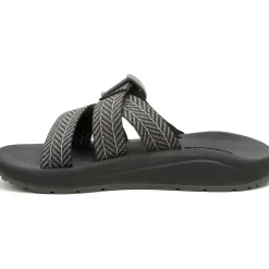Chaco Women's CushZ Extra Cushioned Slide Frond Black