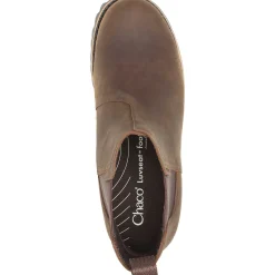 Clearance Chaco Women's Fields Chelsea Waterproof Boot Chestnut Brown