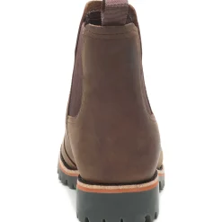 Clearance Chaco Women's Fields Chelsea Waterproof Boot Chestnut Brown