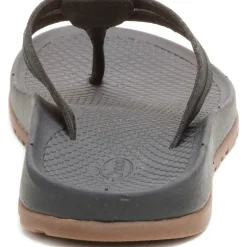 New Chaco Women's Lowdown Leather Flip Flop Black