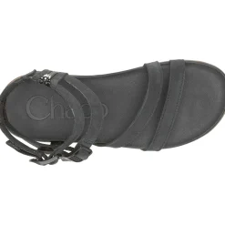 Chaco Women's Lowdown Strappy High Sandal Black