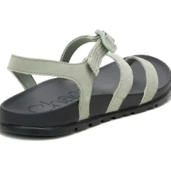 Chaco Women's Lowdown Strappy Sandal White Sage