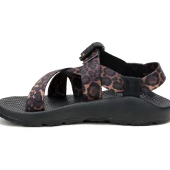 Chaco Women's Mega Z/1 Wide-Strap Classic Sandal Brown Leopard
