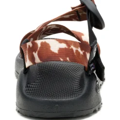 Sale Chaco Women's Mega Cow Z/1 Wide-Strap Classic Sandal Cow Print