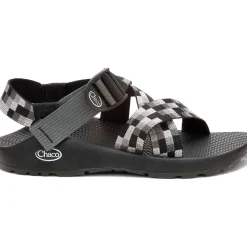 Outlet Chaco Women's Mega Z/1 Wide-Strap Classic Sandal Pixel B + W