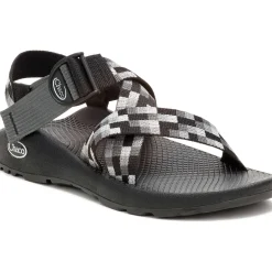 Outlet Chaco Women's Mega Z/1 Wide-Strap Classic Sandal Pixel B + W