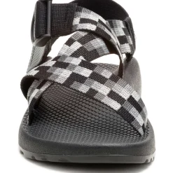 Outlet Chaco Women's Mega Z/1 Wide-Strap Classic Sandal Pixel B + W