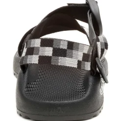Outlet Chaco Women's Mega Z/1 Wide-Strap Classic Sandal Pixel B + W