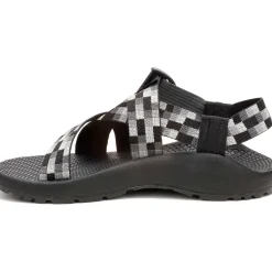 Outlet Chaco Women's Mega Z/1 Wide-Strap Classic Sandal Pixel B + W