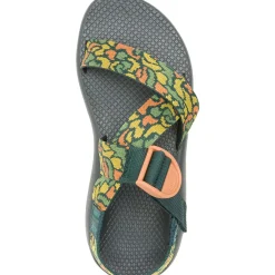 New Chaco Women's Mega Z/1 Wide-Strap Classic Sandal Pebble Greenery