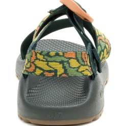 New Chaco Women's Mega Z/1 Wide-Strap Classic Sandal Pebble Greenery