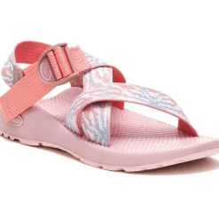 Best Chaco Women's Mega Z/1 Wide-Strap Classic Sandal Flare Lilac Blush