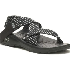 Clearance Chaco Women's Mega Z/Cloud Wide-Strap Cushioned Sandal Vibin B+W