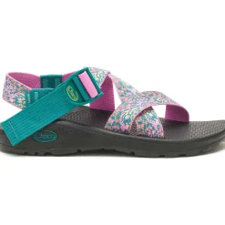 Chaco Women's Mega Z/Cloud Wide-Strap Cushioned Sandal Spray Teal