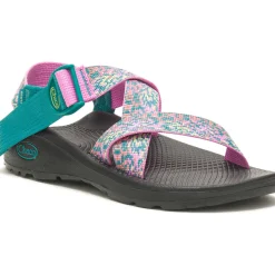 Chaco Women's Mega Z/Cloud Wide-Strap Cushioned Sandal Spray Teal