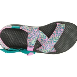 Chaco Women's Mega Z/Cloud Wide-Strap Cushioned Sandal Spray Teal