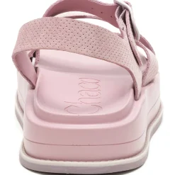Clearance Chaco Women's Townes Suede Midform Sandal Rose Quartz