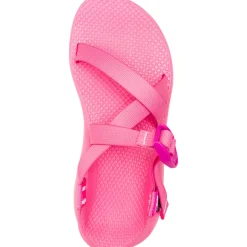 Discount Chaco Women's Z/1 Pink Tones Adjustable Strap Classic Sandal Tickled Pink