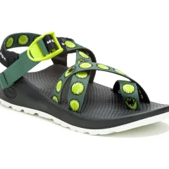 Outlet Chaco Women's Z/2 Woof Woof Adjustable Strap Classic Sandal Chewin' Dark Green