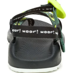 Outlet Chaco Women's Z/2 Woof Woof Adjustable Strap Classic Sandal Chewin' Dark Green